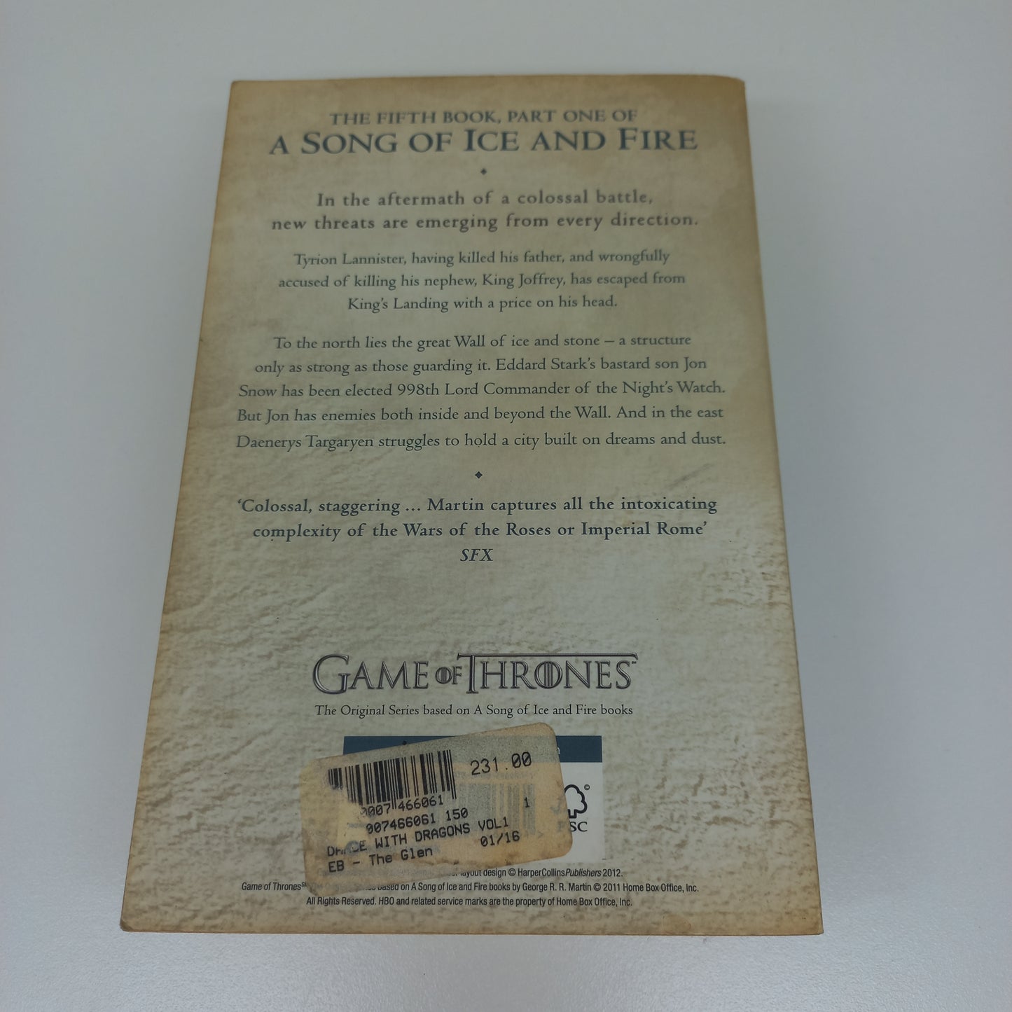 A Dance with Dragons 1: Dreams and Dust by George R.R. Martin (A Song of Fire & Ice #5)