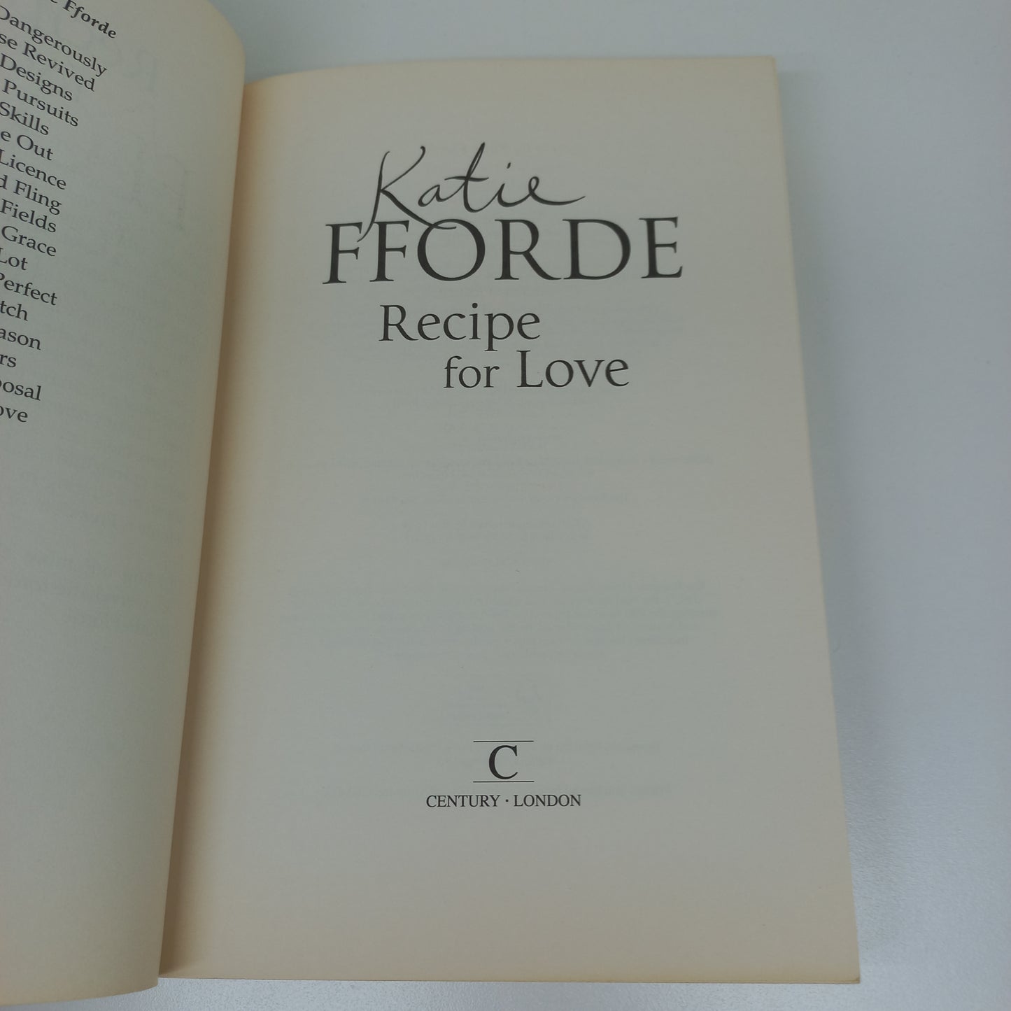 Recipe for Love by Katie Fforde