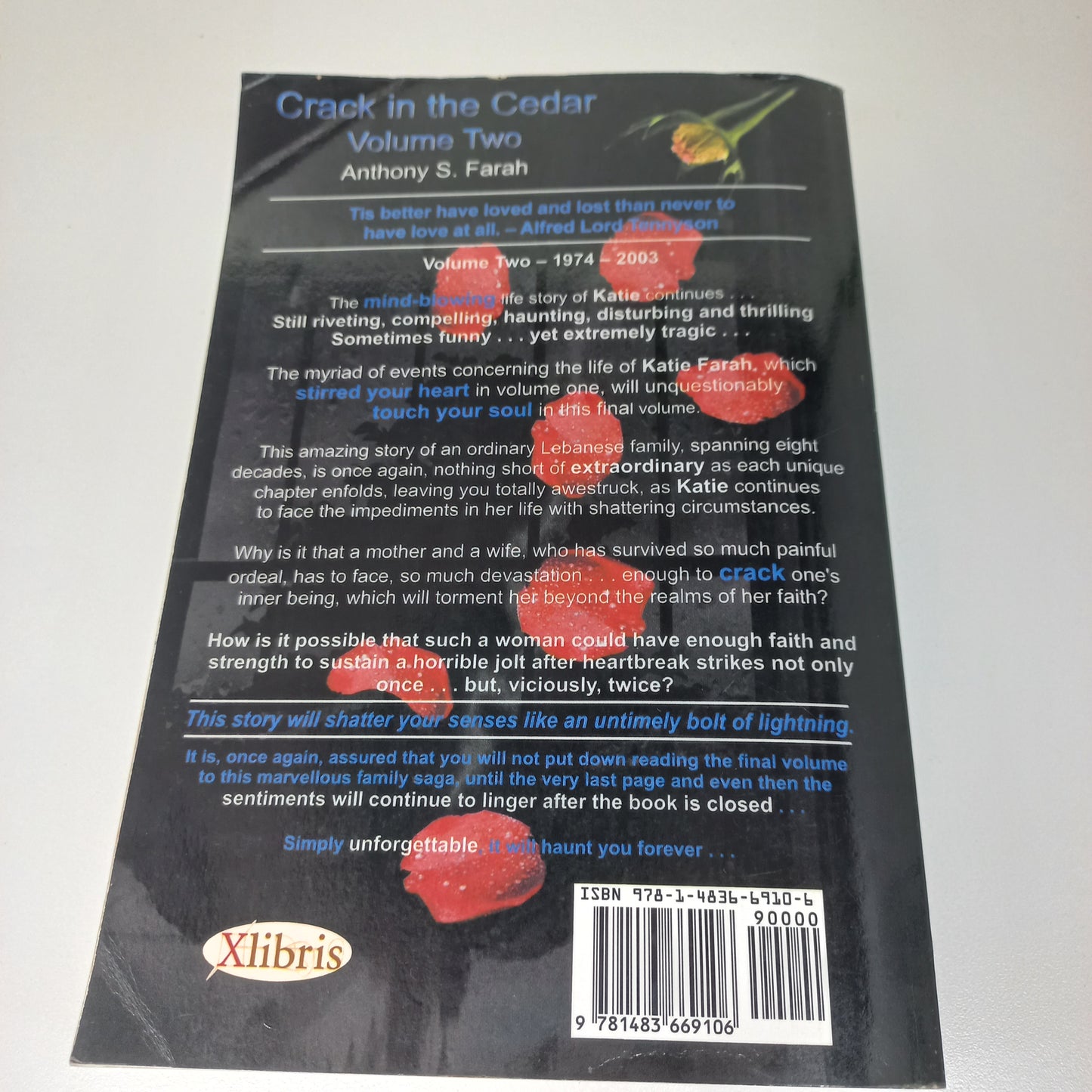 Crack in the Cedar by Anthony S. Farah Volume Two