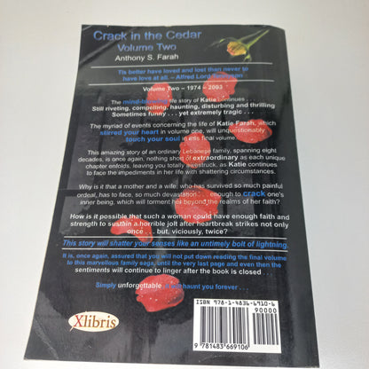 Crack in the Cedar by Anthony S. Farah Volume Two