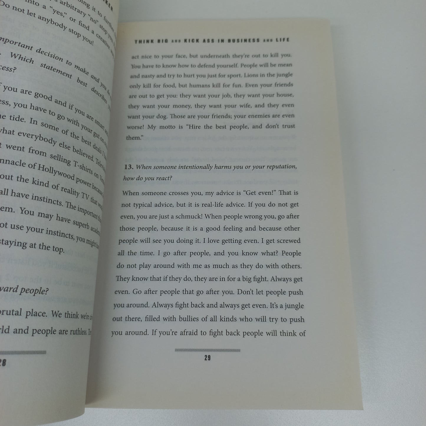 Think Big and Kick Ass in Business and Life by Donald J. Trump & Bill Zanker