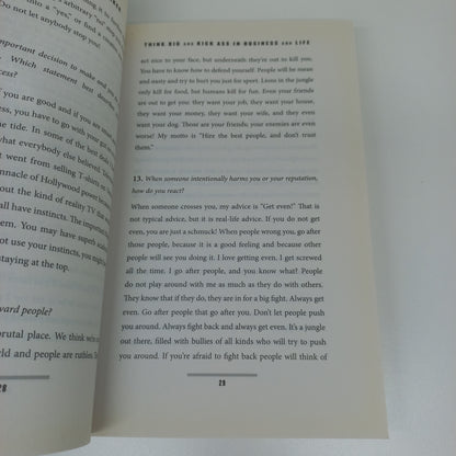 Think Big and Kick Ass in Business and Life by Donald J. Trump & Bill Zanker