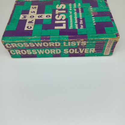 Crossword Lists and Solver by Anne Stibbs