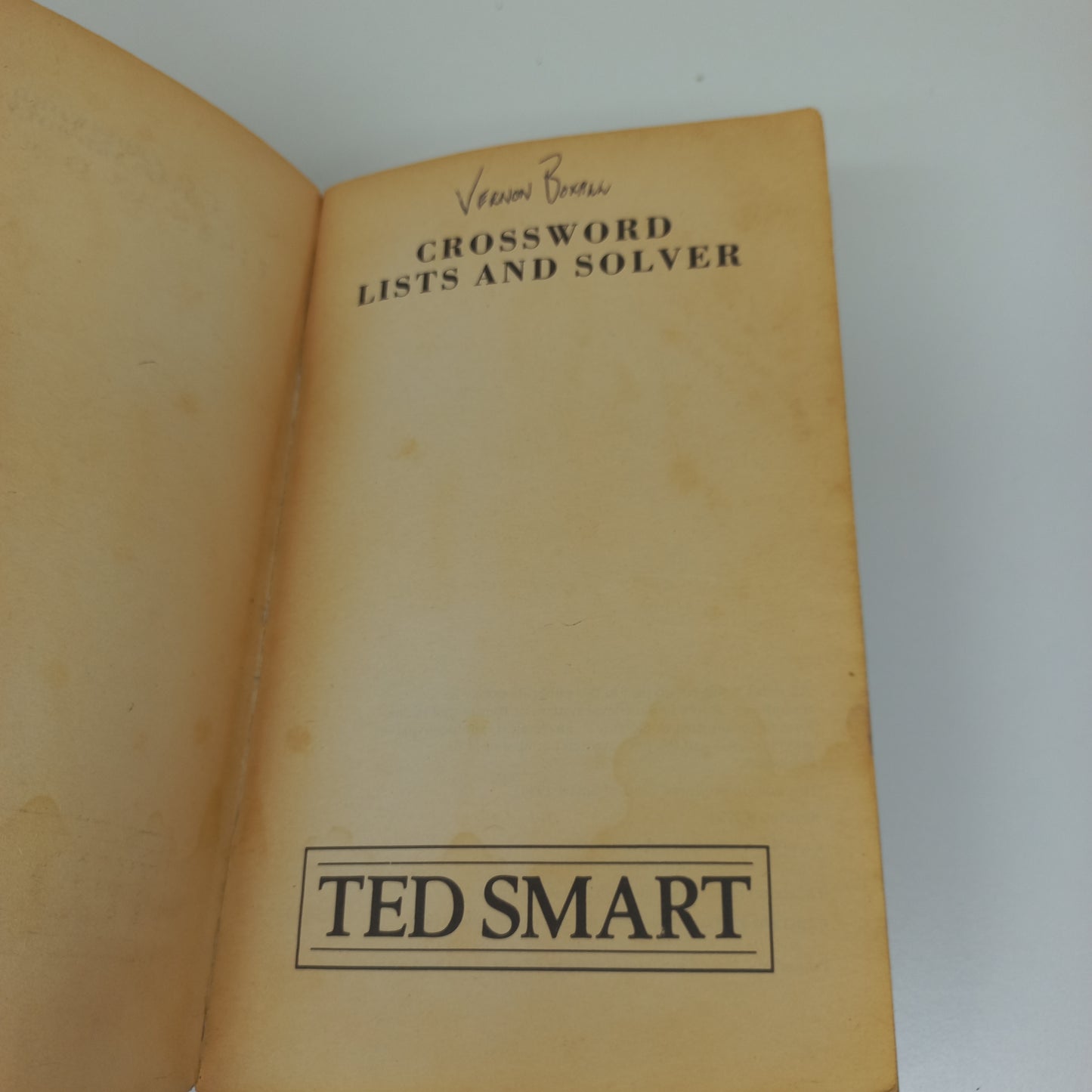 Crossword Lists and Solver by Anne Stibbs