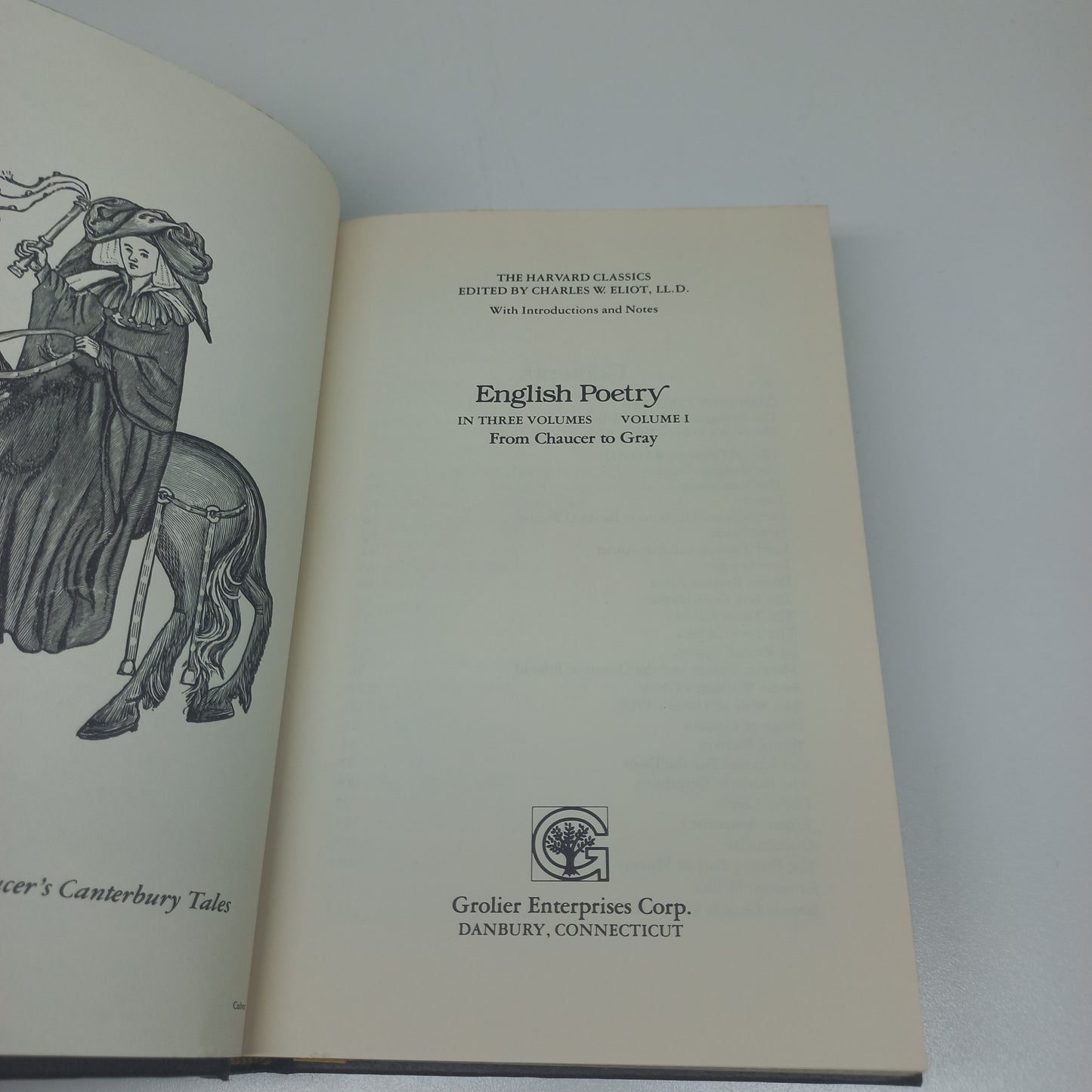 Chaucer to Gray The Harvard Classics Collector's Edition 1980