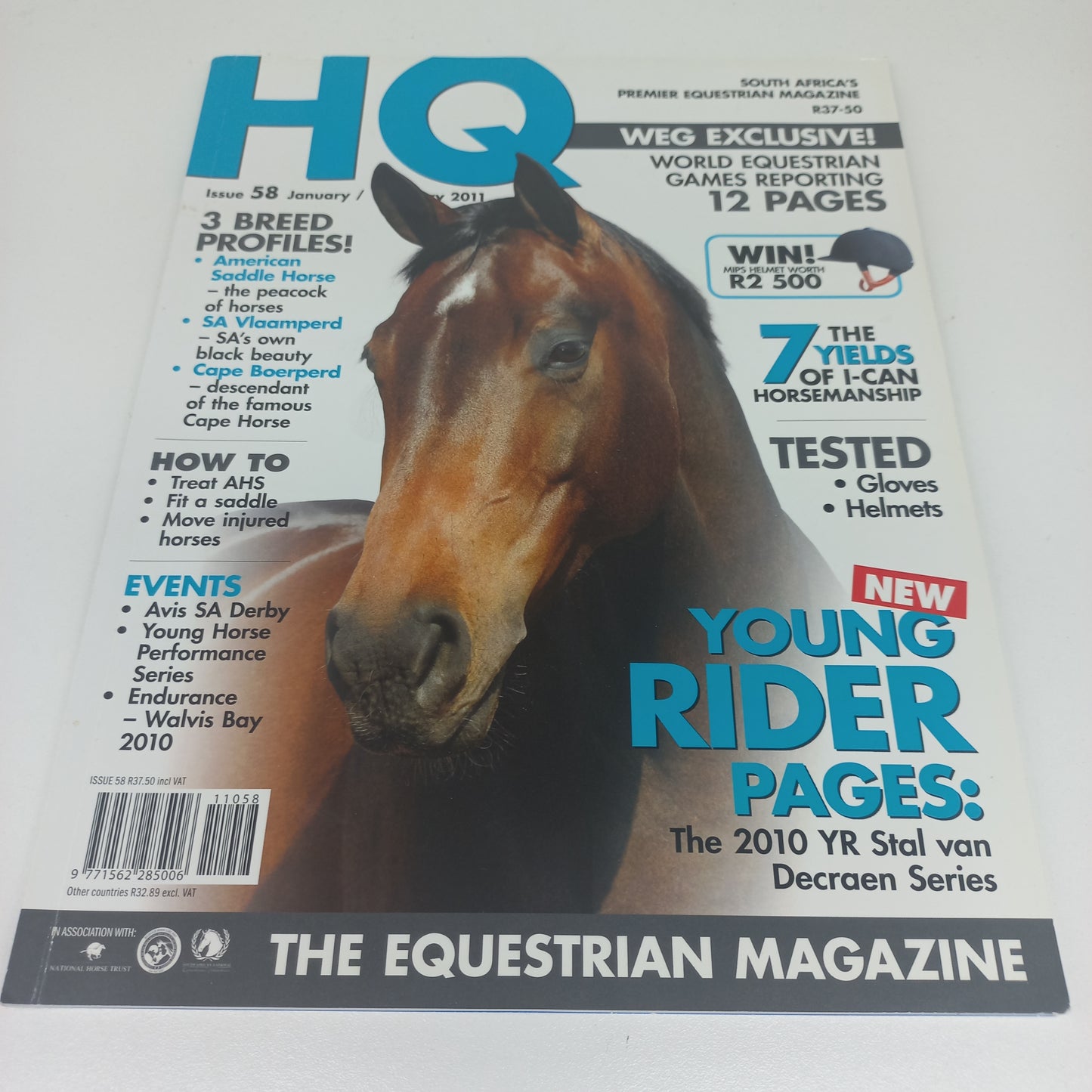 HQ Horse Quarterly Mixed Bundle of 4 Magazines Issue 57, 58, 61 & 64 (2010 - 2012)