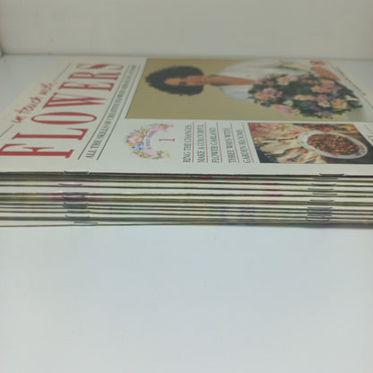 In Touch With Flowers: All the Skills of Creative Flower Arranging at Home Summer Series 1 - 13 Vintage Magazine Bundle