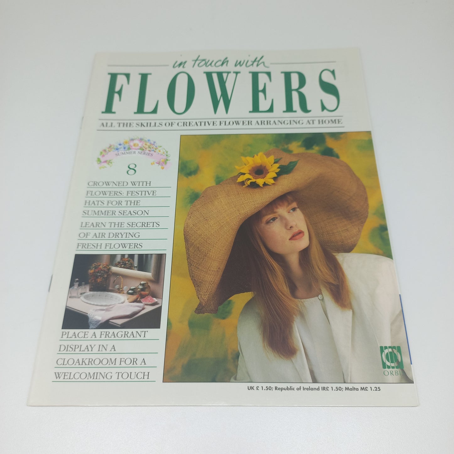 In Touch With Flowers: All the Skills of Creative Flower Arranging at Home Summer Series 1 - 13 Vintage Magazine Bundle