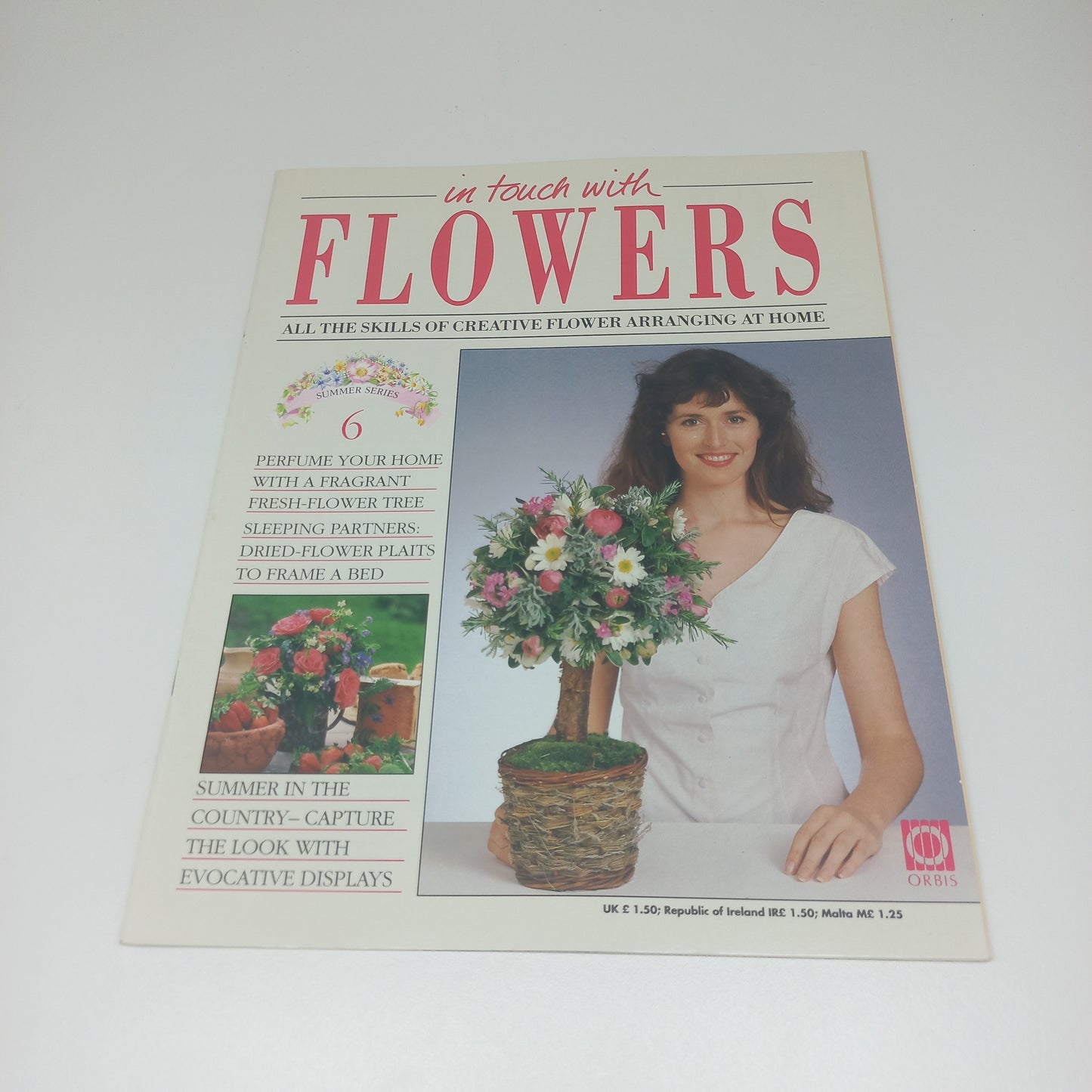 In Touch With Flowers: All the Skills of Creative Flower Arranging at Home Summer Series 1 - 13 Vintage Magazine Bundle