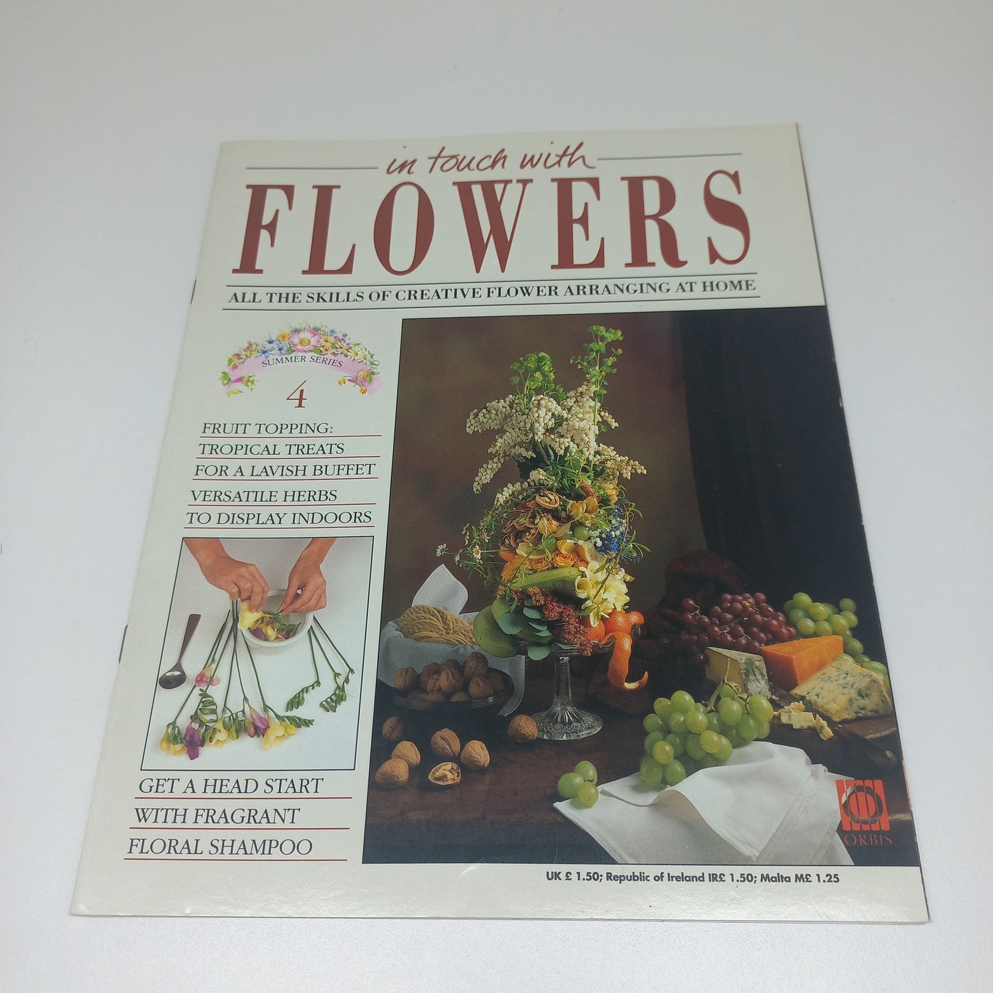 In Touch With Flowers: All the Skills of Creative Flower Arranging at Home Summer Series 1 - 13 Vintage Magazine Bundle