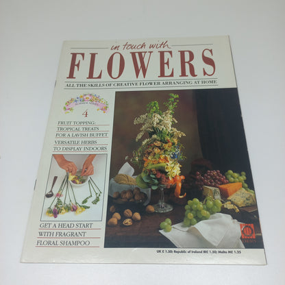 In Touch With Flowers: All the Skills of Creative Flower Arranging at Home Summer Series 1 - 13 Vintage Magazine Bundle