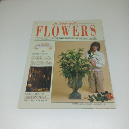 In Touch With Flowers: All the Skills of Creative Flower Arranging at Home Summer Series 1 - 13 Vintage Magazine Bundle