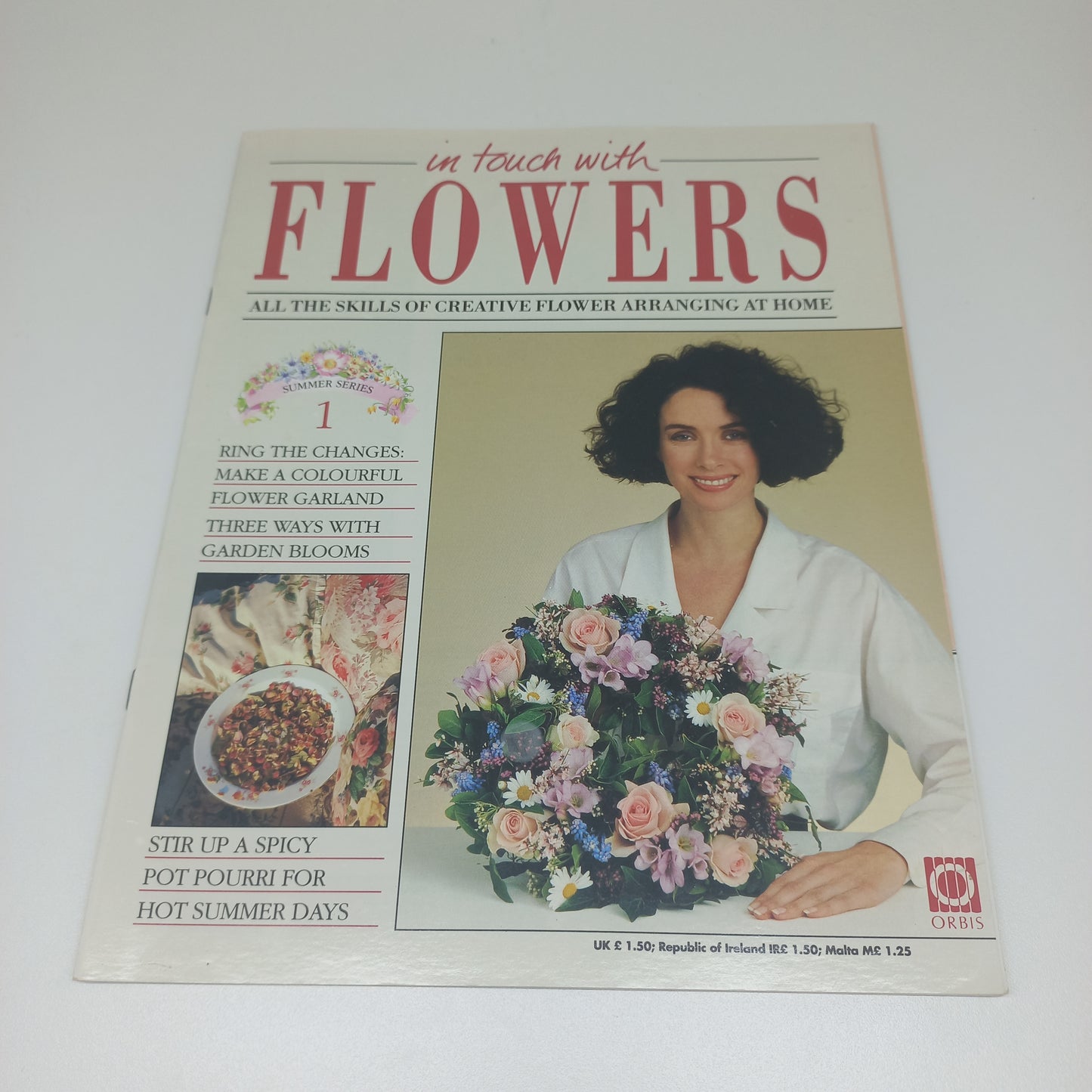 In Touch With Flowers: All the Skills of Creative Flower Arranging at Home Summer Series 1 - 13 Vintage Magazine Bundle