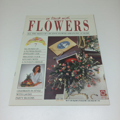 In Touch With Flowers: All the Skills of Creative Flower Arranging at Home Late Summer Series 1 - 13 Vintage Magazine Bundle
