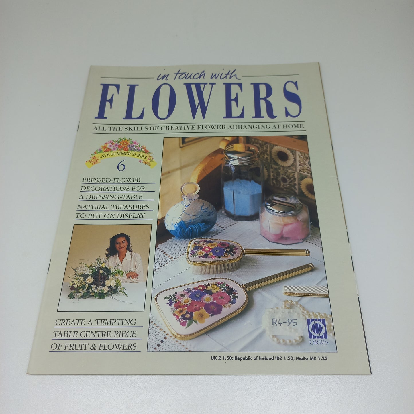 In Touch With Flowers: All the Skills of Creative Flower Arranging at Home Late Summer Series 1 - 13 Vintage Magazine Bundle