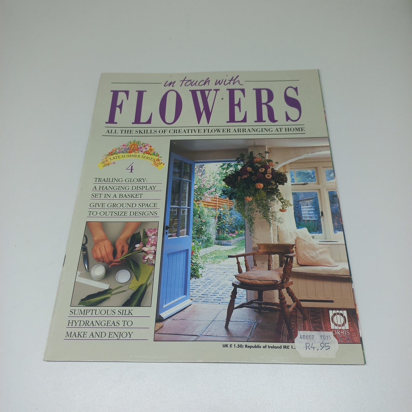 In Touch With Flowers: All the Skills of Creative Flower Arranging at Home Late Summer Series 1 - 13 Vintage Magazine Bundle