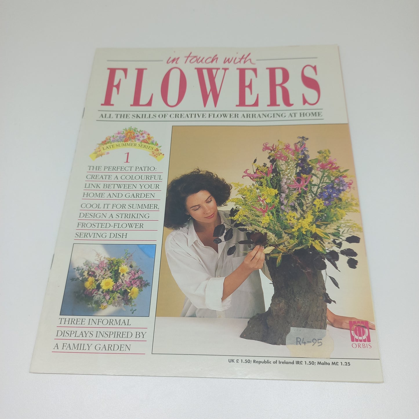 In Touch With Flowers: All the Skills of Creative Flower Arranging at Home Late Summer Series 1 - 13 Vintage Magazine Bundle