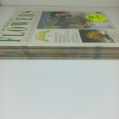 In Touch With Flowers: All the Skills of Creative Flower Arranging at Home Spring Series 1 - 13 Vintage Magazine