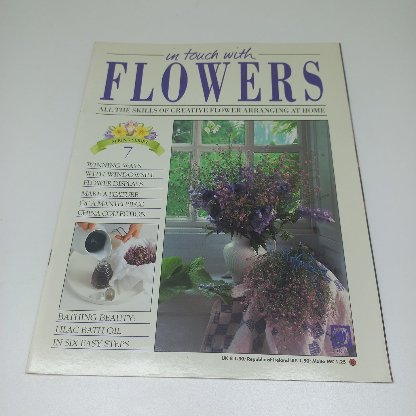 In Touch With Flowers: All the Skills of Creative Flower Arranging at Home Spring Series 1 - 13 Vintage Magazine