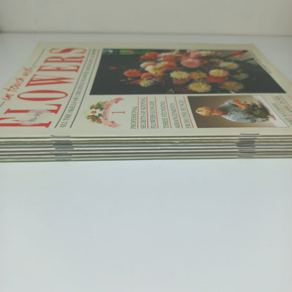 In Touch With Flowers: All the Skills of Creative Flower Arranging at Home 1989 Autumn Series Vintage Magazines1 - 8