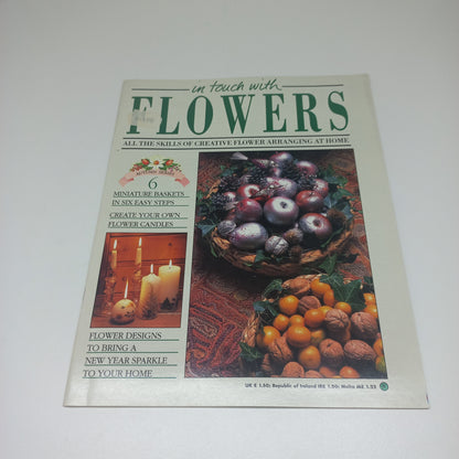 In Touch With Flowers: All the Skills of Creative Flower Arranging at Home 1989 Autumn Series Vintage Magazines1 - 8