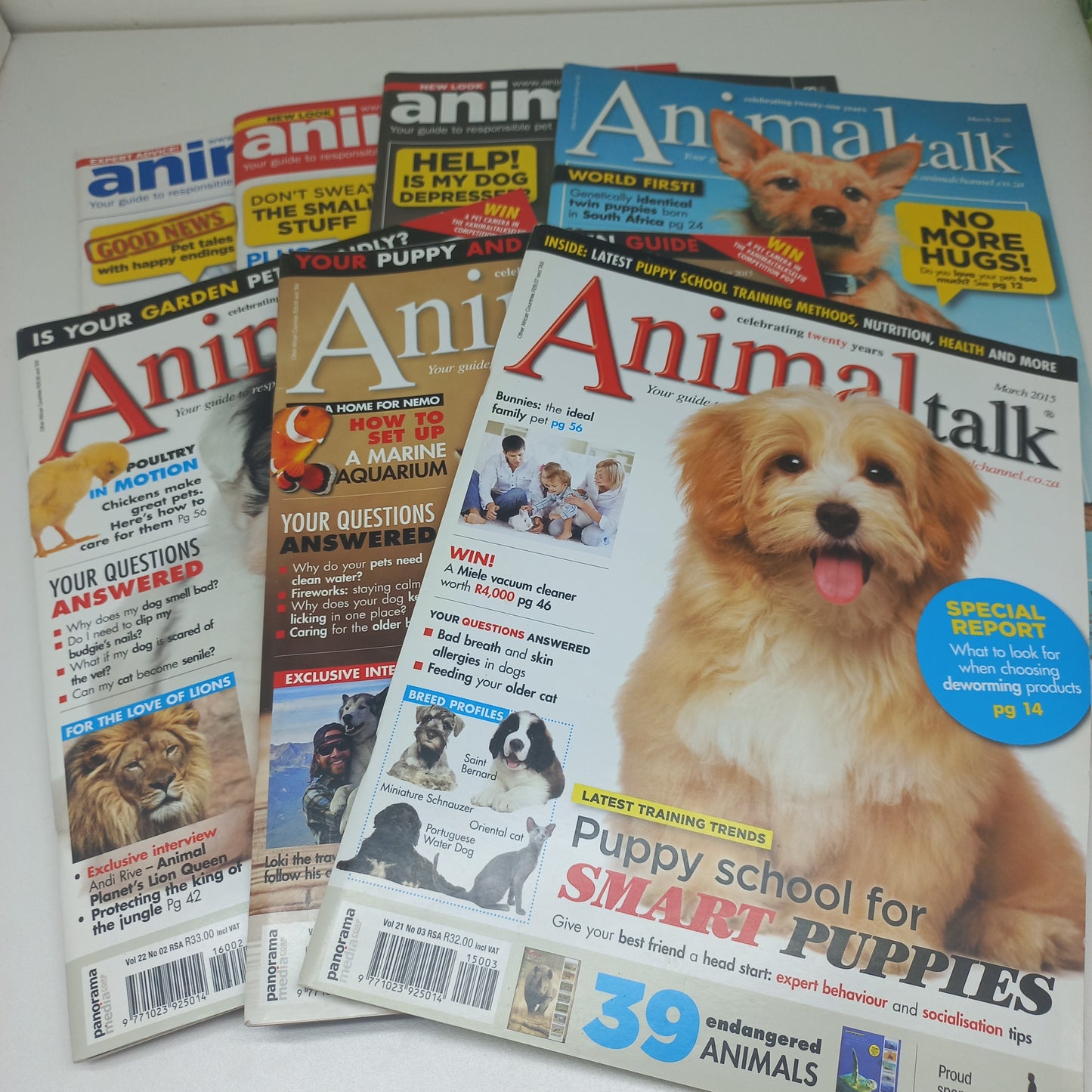 AnimalTalk Magazine Bundle 7 Magazines 2015 - 2016 Issues