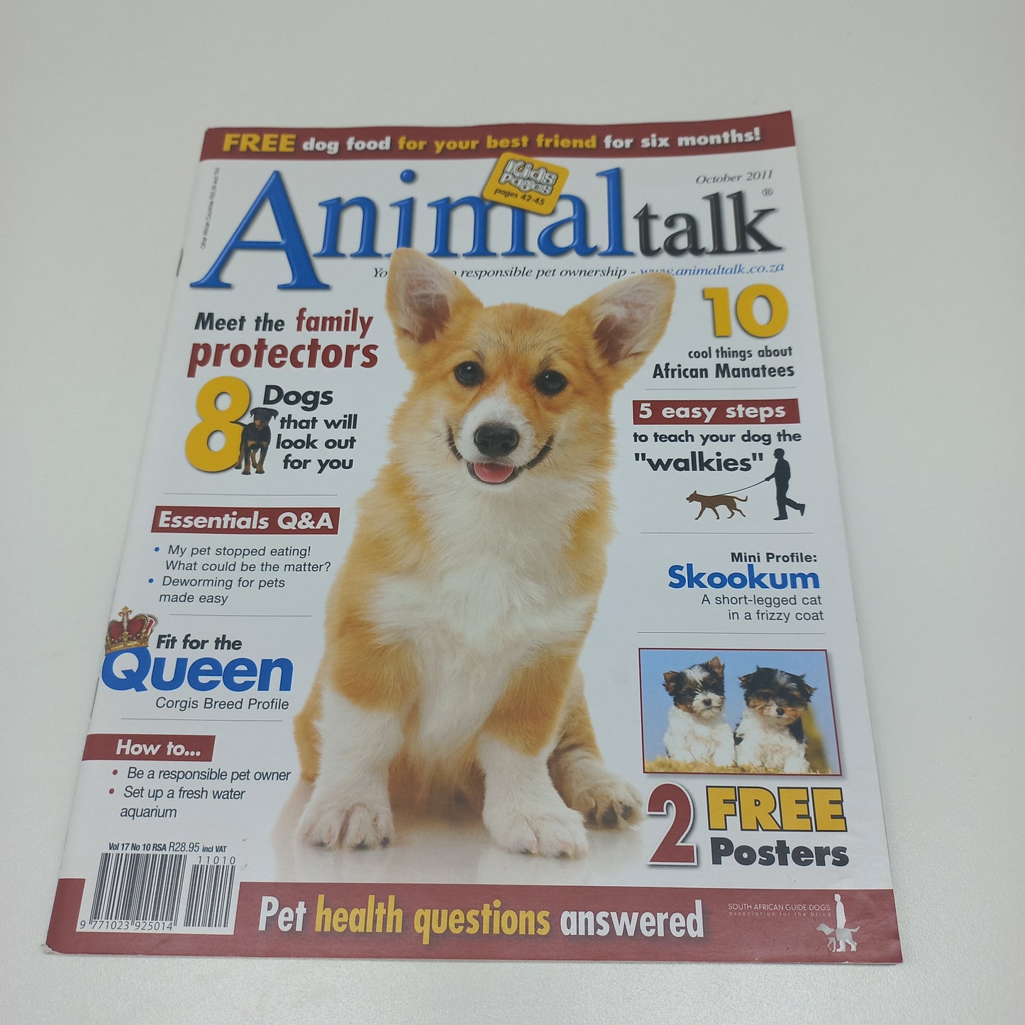 AnimalTalk Magazine Bundle 8 Magazines 2011 Issues & 2011 Dog Directory