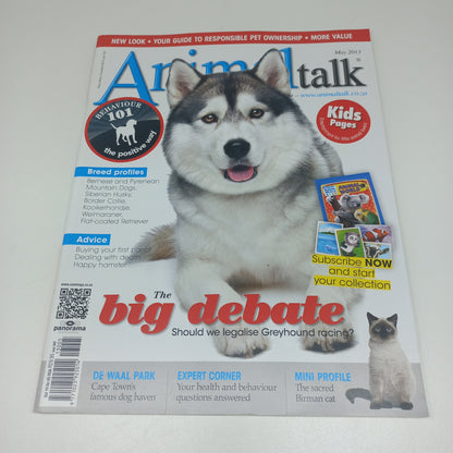 AnimalTalk Magazine Bundle 11 Magazines 2013 Issue (Missing October Edition)