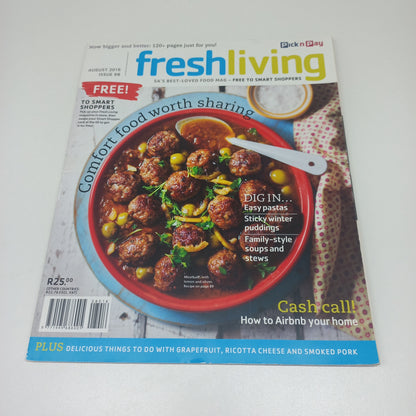 Fresh Living Magazine Bundle Pick n Pay 10 Magazines 2016 - 2017 Issues