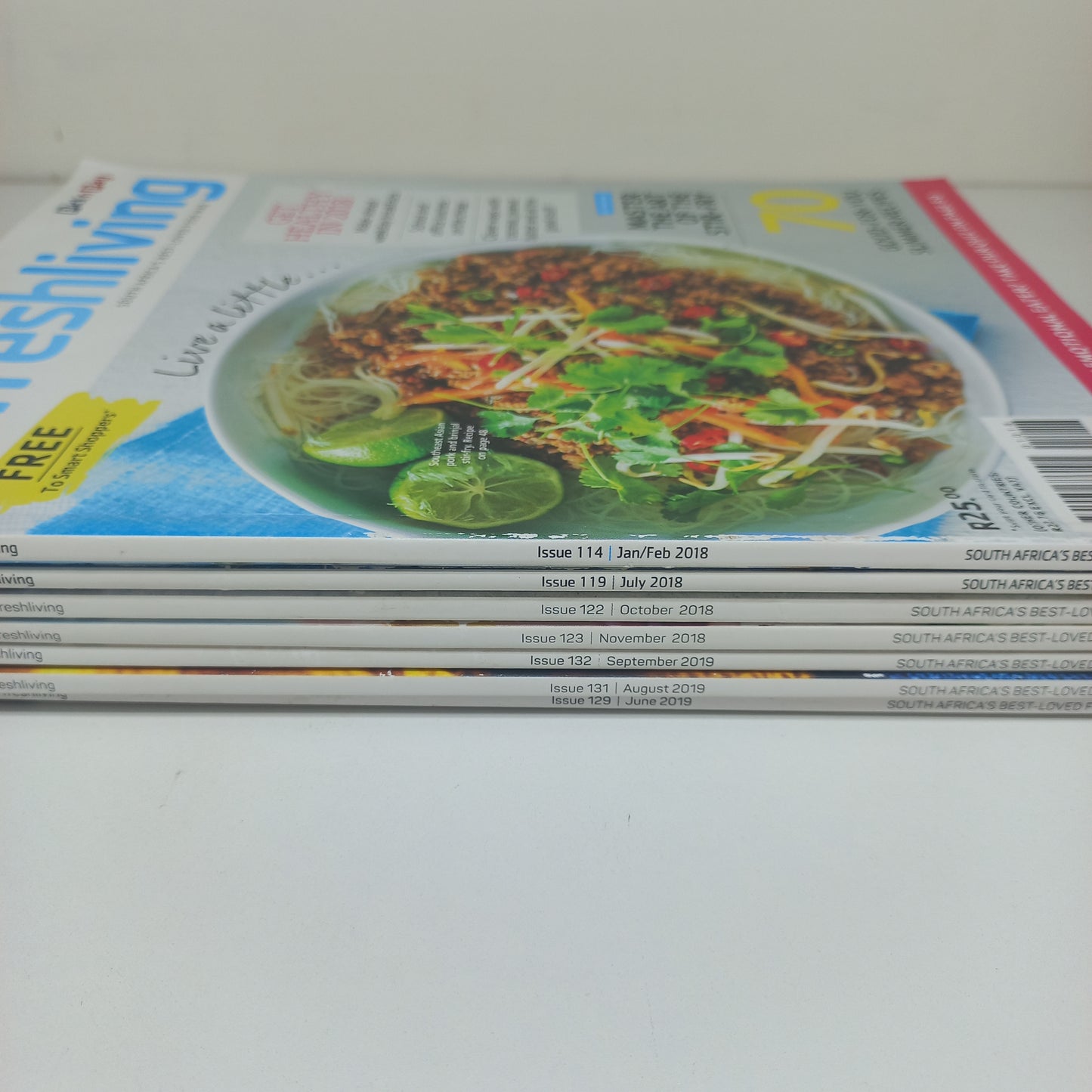 Fresh Living Magazine Bundle Pick n Pay 7 Magazines 2018 - 2019 Issues