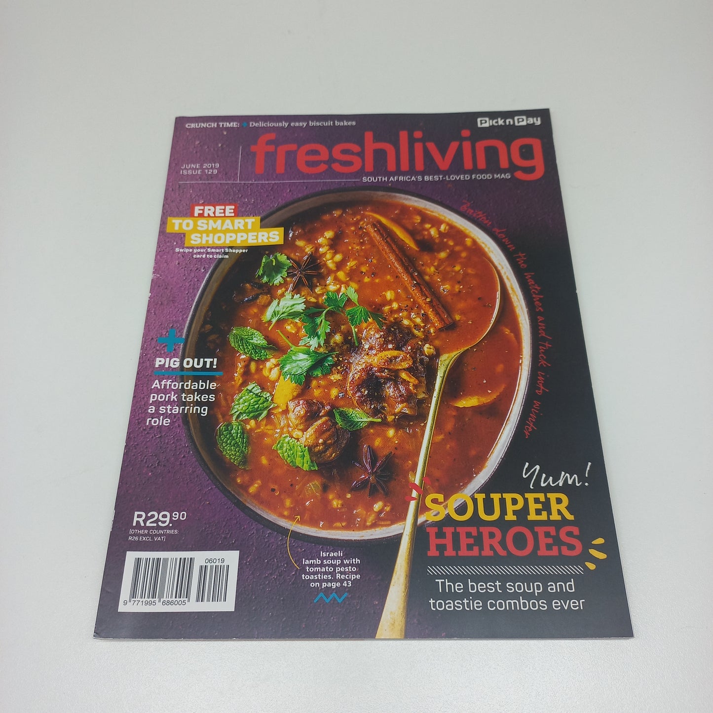 Fresh Living Magazine Bundle Pick n Pay 7 Magazines 2018 - 2019 Issues