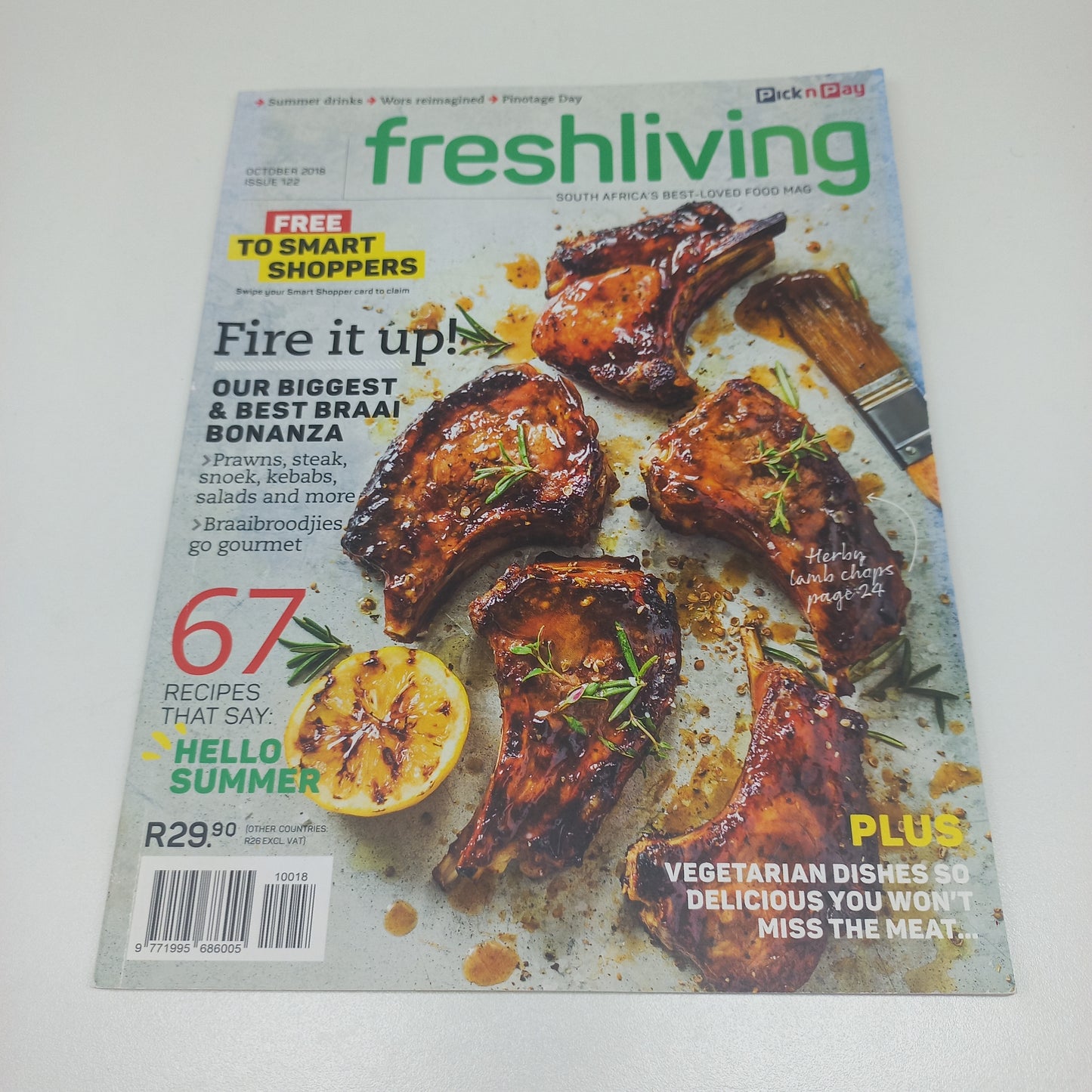 Fresh Living Magazine Bundle Pick n Pay 7 Magazines 2018 - 2019 Issues