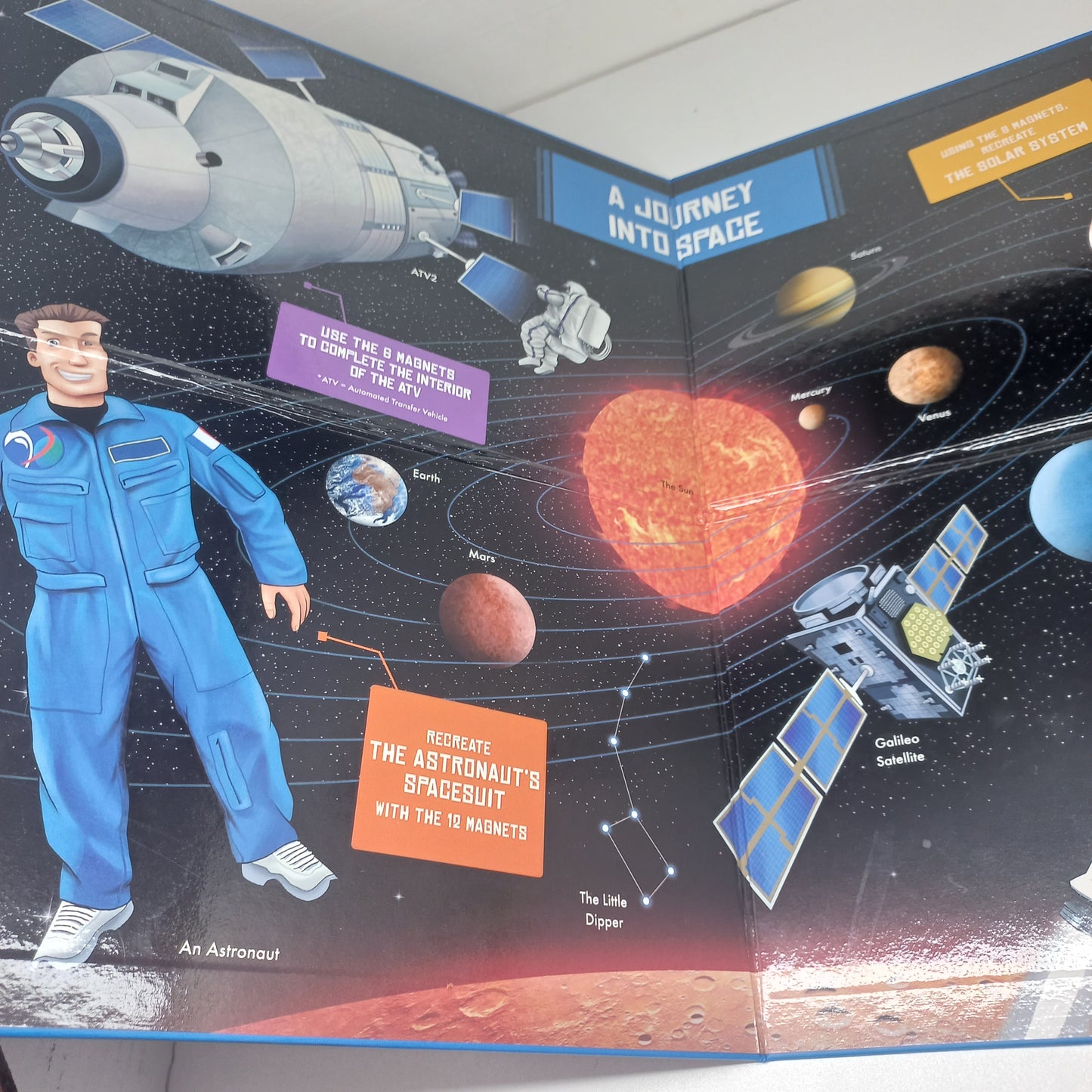 A Journey Into Space: A 96-pages Educational Guide That Tells You Everything You Wanted to Know About Space AUZOU New Edition