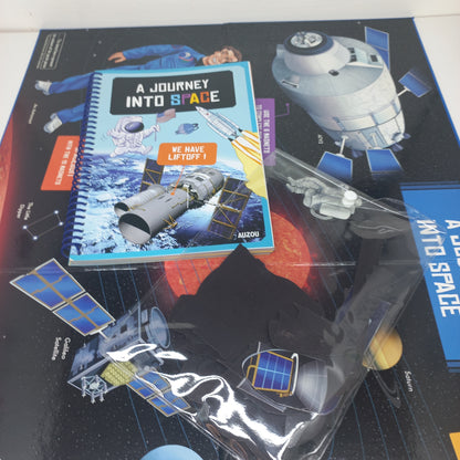 A Journey Into Space: A 96-pages Educational Guide That Tells You Everything You Wanted to Know About Space AUZOU New Edition