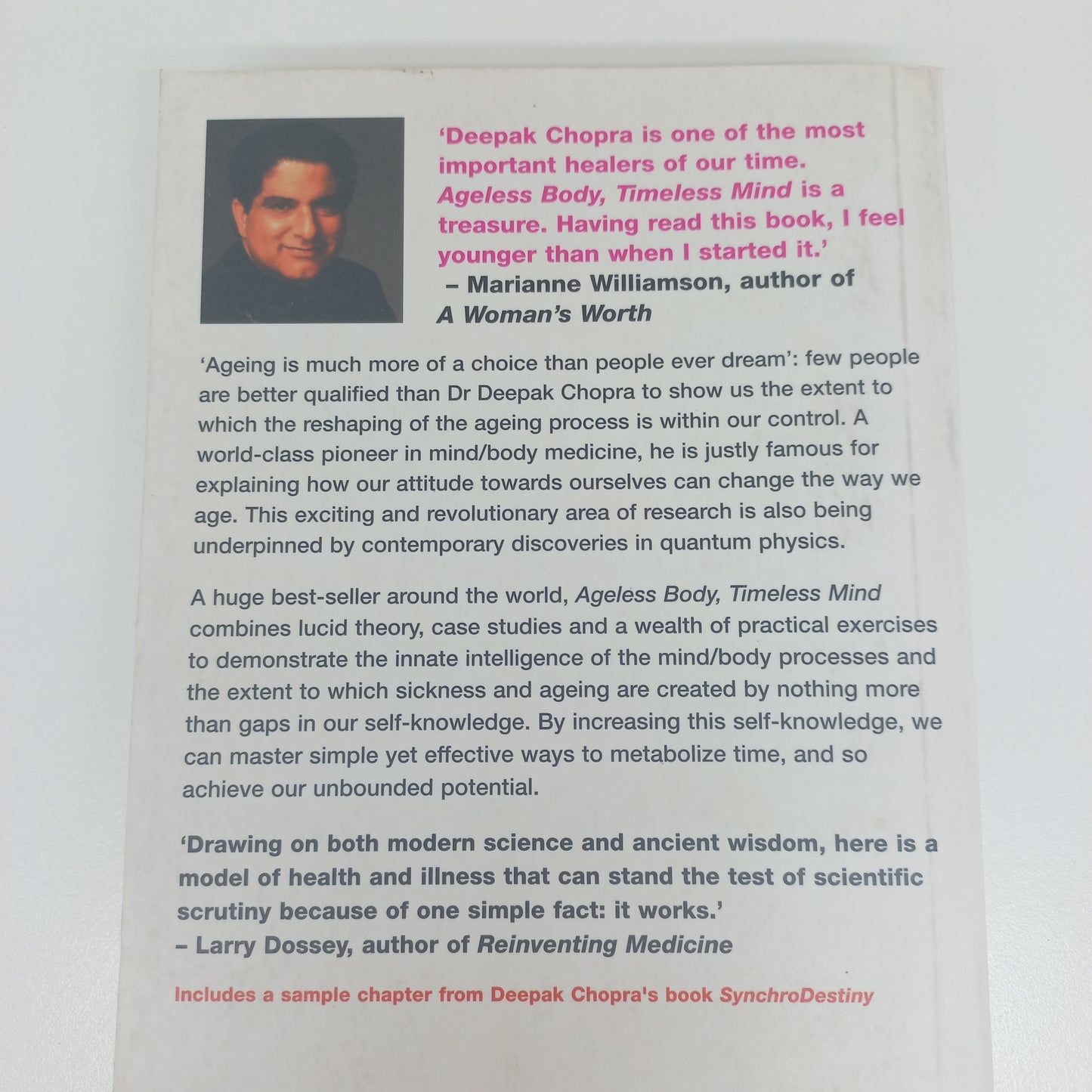 Ageless Body, Timeless Mind: A Practical Alternative to Growing Old by Deepak Chopra