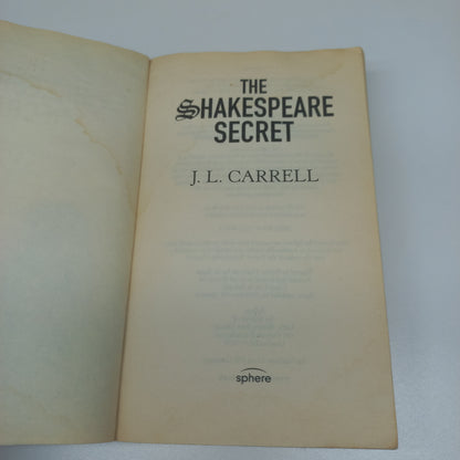 The Shakespeare Secret by J.L. Carrell (Kate Stanley #1)