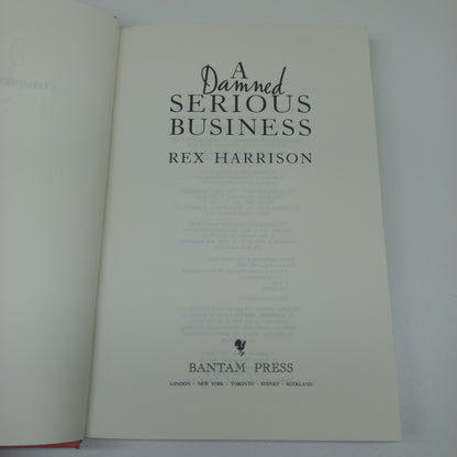 A Damned Serious Business: My Life in Comedy by Rex Harrison