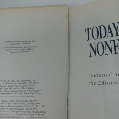 A Soldier's Way by C. Powell, Queen of the Elephants by M. Shand, Exploring the Lusitania by R. Ballard, Facing the Music by J. Torvill & Poison Mind by J. Good (Reader's Digest) Today's Best Non-Fiction