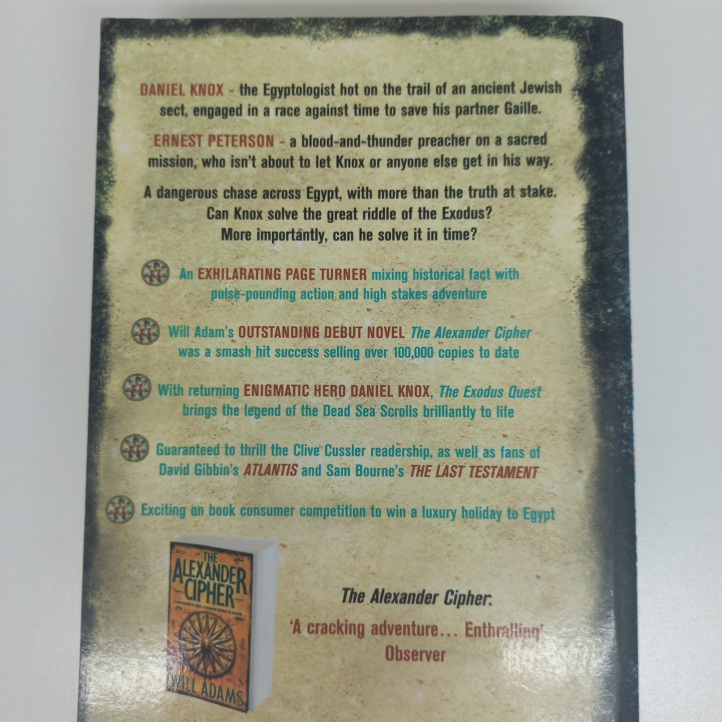 The Exodus Quest by Will Adams (Daniel Knox #2)