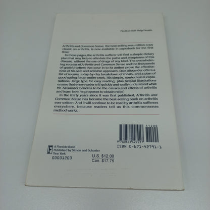 Arthritis & Common Sense by Dale Alexander (Large Font)
