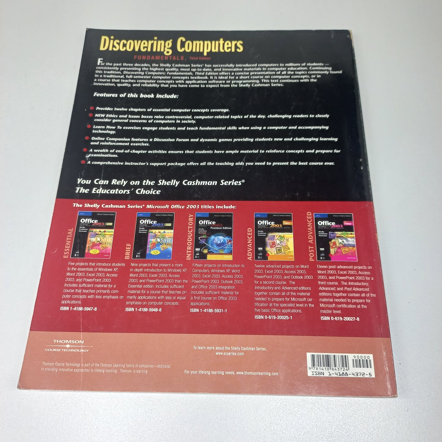 Discovering Computers Fundamentals Third Edition by Shelly Cashman Vermaat (2007)
