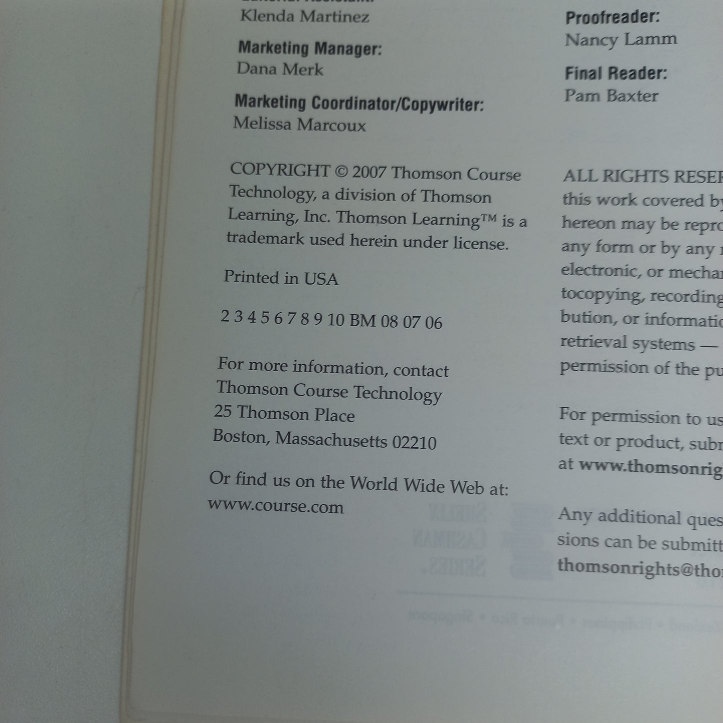 Discovering Computers Fundamentals Third Edition by Shelly Cashman Vermaat (2007)
