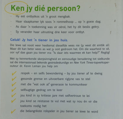 'n Nuwe Tiener Teen Vrydag: Verander Jou Tiener se Gesindheid en Gedrag in 5 Dae by Dr Kevin Leman