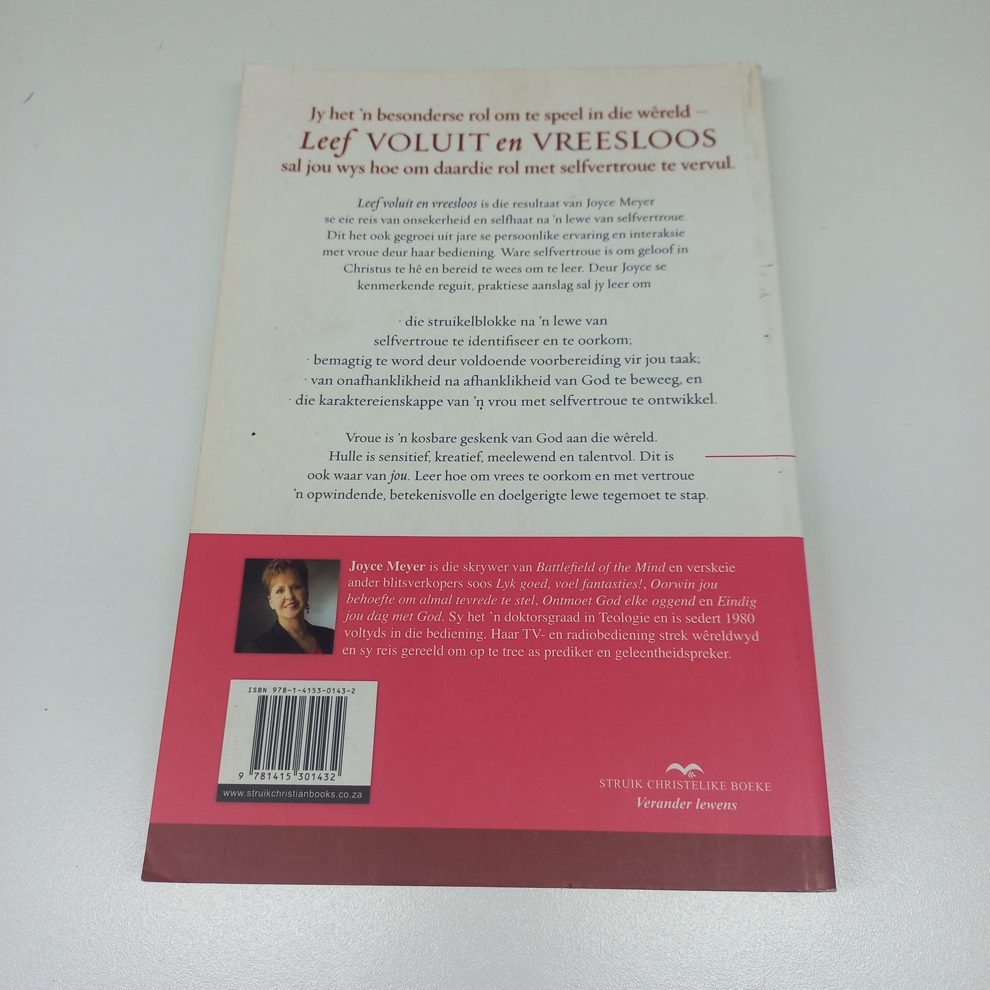 Leef Voluit en Vreesloos: Begin Vandag Bou Aan 'n Lewe Met Selfvertroue by Joyce Meyer