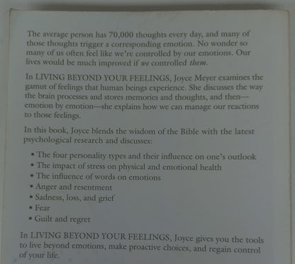 Living Beyond Your Feelings by Joyce Meyer