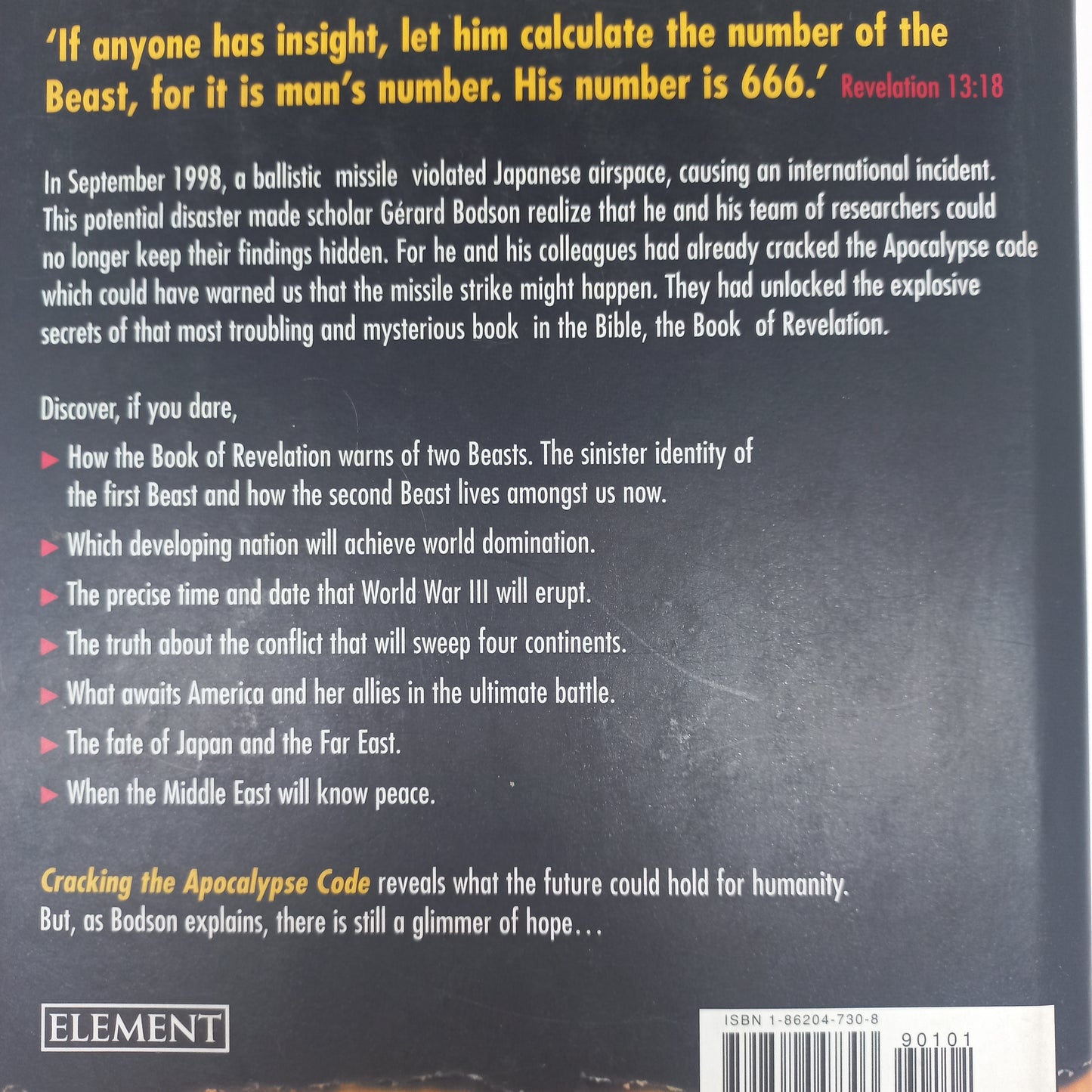 Cracking the Apocalypse Code: The Shocking Secrets of The Book of Revelation Decoded by Gerard Bodson