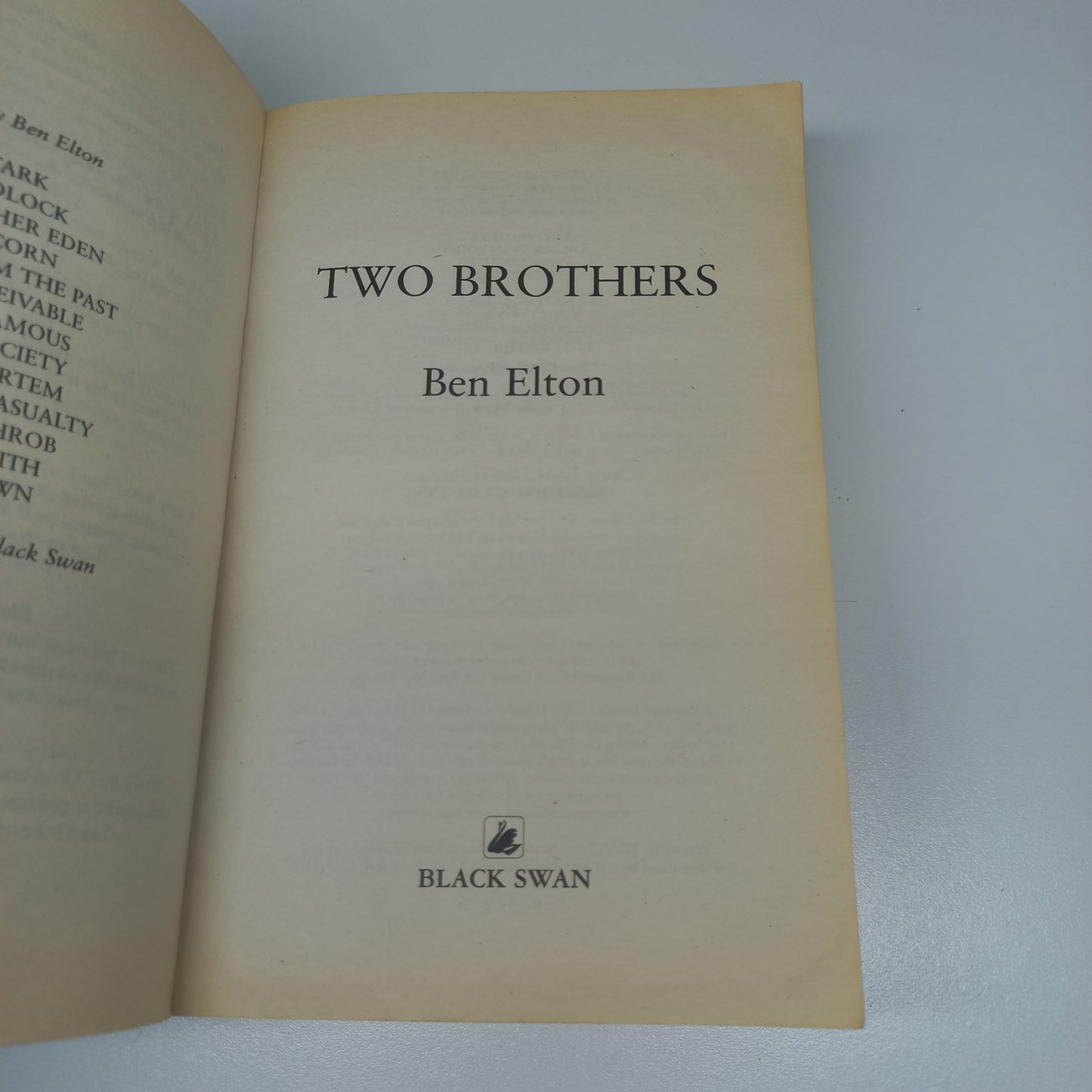 Two Brothers by Ben Elton