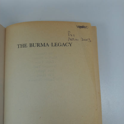 The Burma Legacy by Geoffrey Archer (Sam Packer #3)