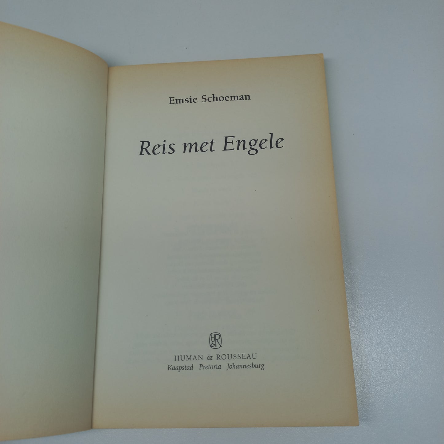 Reis Met Engele by Emsie Schoeman
