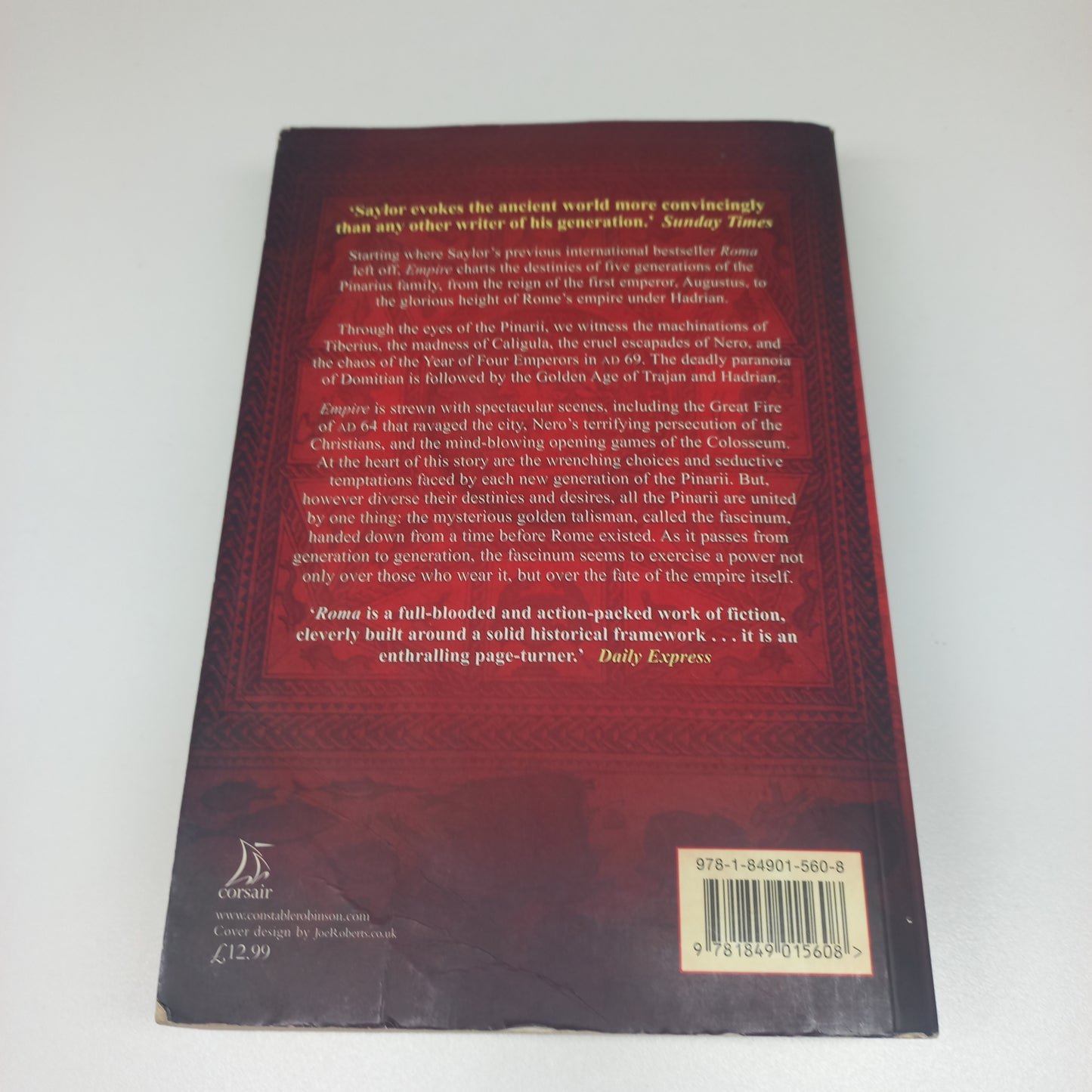 Empire: The Epic Novel of Imperial Rome by Steven Saylor (Rome #2)